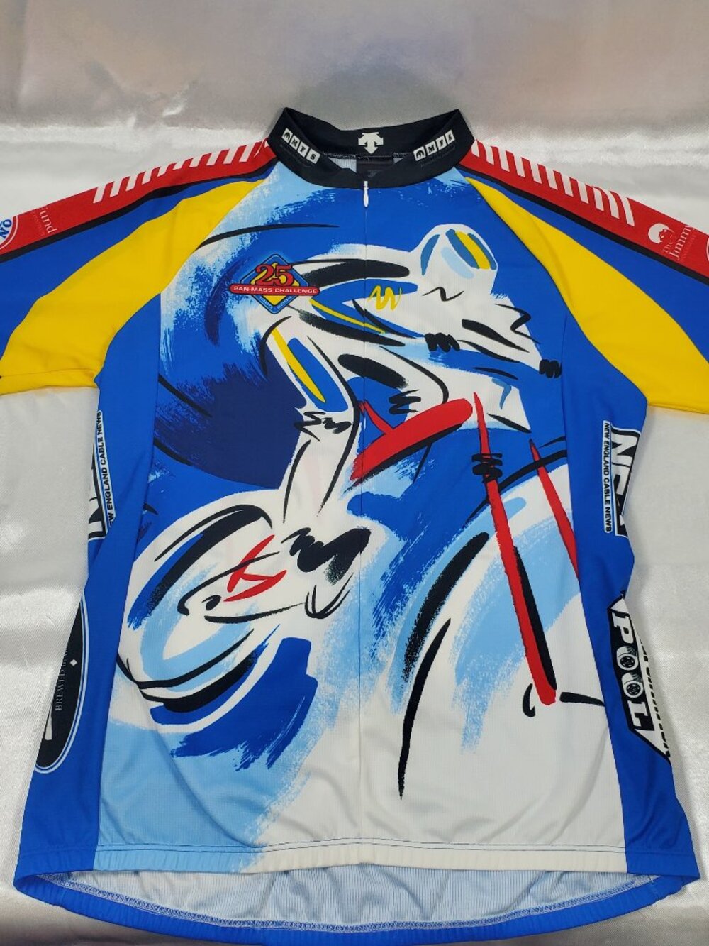 Rare 2004 Boston Red Sox Pan-Mass Challenge Descente Cycling Jersey XL